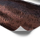 ボストンテリアポートレートとレッドボウタイ ポスター (角)