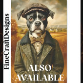 ボストンテリアポートレートインランドスケープCG7 Decompage 薄葉紙