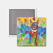 ボストンテリアマグネット2" マグネット (正面/裏面)