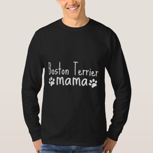 ボストンテリアママ175 Tシャツ (正面)
