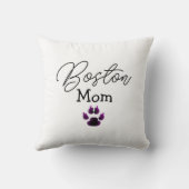 ボストンテリアマムポープリント クッション (裏面)