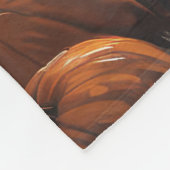 ボストンテリアライディングオートバイハロウィンホラー フリースブランケット (角)