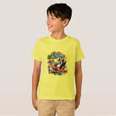 ボストンテリアライフイージーリビング Tシャツ (正面フル)