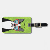 ボストンテリアラゲッジタグ ラゲッジタグ (正面横)