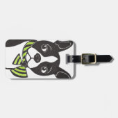 ボストンテリアラゲッジタグ ラゲッジタグ (正面横)