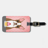 ボストンテリアラゲッジタグ ラゲッジタグ (正面横)