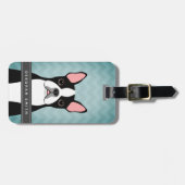 ボストンテリアラゲッジタグ ラゲッジタグ (正面横)