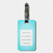 ボストンテリアラゲッジタグ ラゲッジタグ (裏面縦)