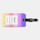 ボストンテリアラゲッジタグ ラゲッジタグ (裏面横)