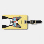 ボストンテリアラゲッジタグ ラゲッジタグ (正面横)