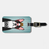 ボストンテリアラゲッジタグ ラゲッジタグ (正面横)