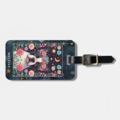 ボストンテリアラゲッジタグ ラゲッジタグ (正面横)