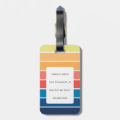 ボストンテリアラゲッジタグ ラゲッジタグ (裏面縦)