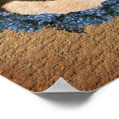 ボストンテリアリース高齢者紙アートポスター ポスター (角)