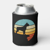 ボストンテリアレトロヴィンテージ60s 70sドッグパピーオウ 缶クーラー (缶正面)