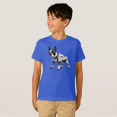 ボストンテリアロボット子供Tシャツ Tシャツ (正面フル)