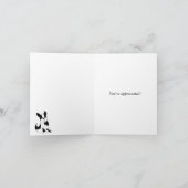 ボストンテリアーありがとう サンキューカード (内部)