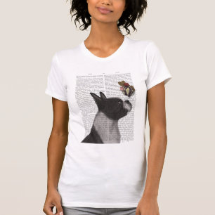 ボストンテリアーアイスクリーム Tシャツ