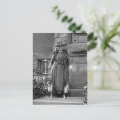 ボストンテリアーズ& 1920sファッション ポストカード (スタンド正面)