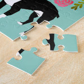 ボストンテリアードッグズフローラ ジグソーパズル (側面)