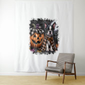 ボストンテリアードッグハロウィーン タペストリー (インサイチュ)