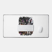 ボストンテリアードッグハロウィーン デスクマット (キーボード&マウス)