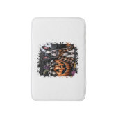 ボストンテリアードッグハロウィーン バスマット (正面縦)