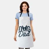 ボストンテリアードッグパパ エプロン (着用した状態)