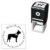 ボストンテリアードッグパピー セルフインキングスタンプ (インサイチュ)