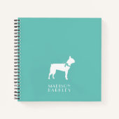 ボストンテリアードッグパピー ノートブック (正面)