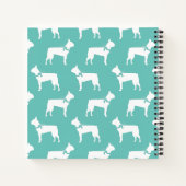 ボストンテリアードッグパピー ノートブック (裏面)