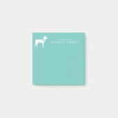 ボストンテリアードッグパピー ポストイット (正面)