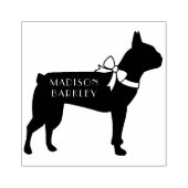 ボストンテリアードッグパピー ラバースタンプ (インプリント)