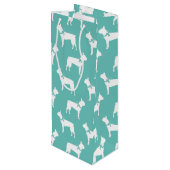 ボストンテリアードッグパピー ワインギフトバッグ (裏面アングル)