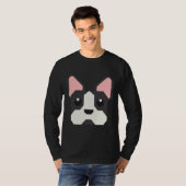 ボストンテリアードッグパピー Tシャツ (正面フル)