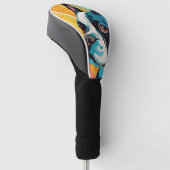 ボストンテリアードッグ004 – ブルーノポックオープン ゴルフヘッドカバー (アングル)