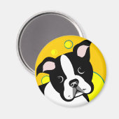 ボストンテリアードッグ マグネット (正面/裏面)