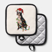 ボストンテリアードッグ 鍋敷き (正面/裏面)