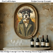 ボストンテリアーポートレートインランドスケープCG8デコページ 薄葉紙