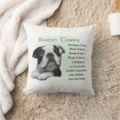 ボストンテリア伝統オブラブ クッション (ブランケット)