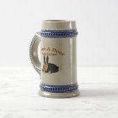ボストンテリア共有Aビールギフト ビールジョッキ (正面左)
