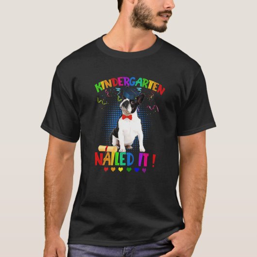 ボストンテリア卒業クラス22幼稚園 Tシャツ (正面)