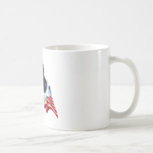 ボストンテリア国旗 コーヒーマグカップ