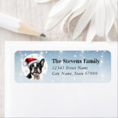 ボストンテリア差出人住所ラベル ラベル (インサイチュ)