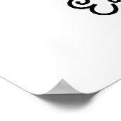 ボストンテリア愛らしい ポスター (角)