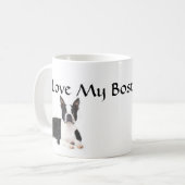 ボストンテリア愛マグ コーヒーマグカップ (正面左)