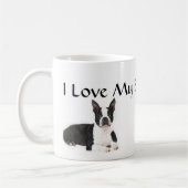 ボストンテリア愛マグ コーヒーマグカップ (左)