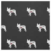 ボストンテリア愛 ファブリック (見本)