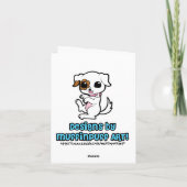 ボストンテリア新郎新婦 カード (裏面)