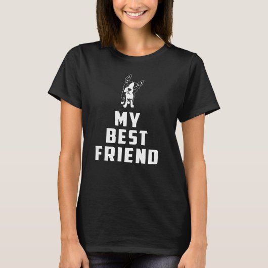ボストンテリア最高のーマイ Tシャツ (正面)
